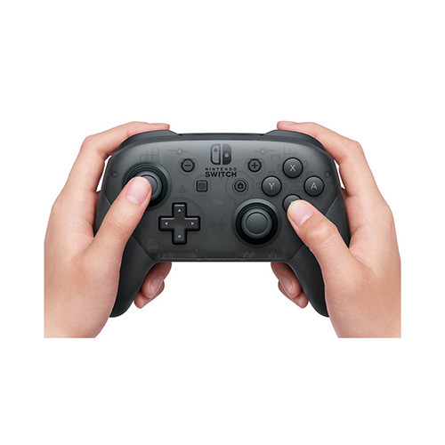 Tay cầm chơi game không dây Nintendo Switch Pro Controller màu đen xám