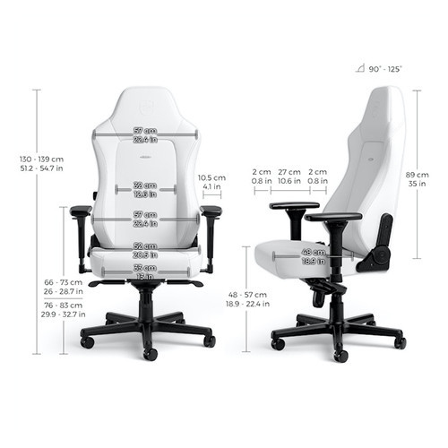 Ghế Gamer Noblechairs HERO Series White Edition