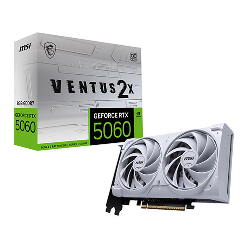 VGA MSI RTX 5060 8GB VENTUS 2X OC WHITE