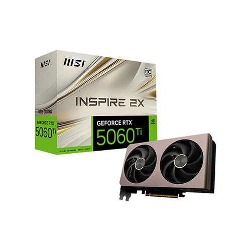 VGA MSI GeForce RTX 5060 Ti 8G INSPIRE 2X OC