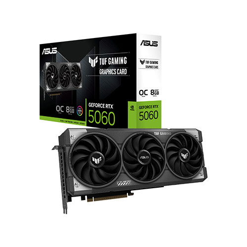 VGA  ASUS TUF Gaming RTX 5060 8GB GDDR7 OC (TUF-RTX5060-O8G-GAMING)
