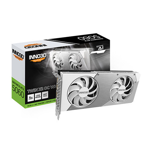VGA Inno3d RTX 5060 Twin X2 OC White 8GB