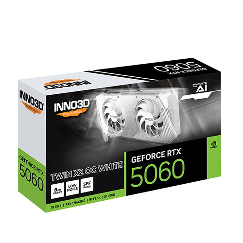 VGA Inno3d RTX 5060 Twin X2 OC White 8GB