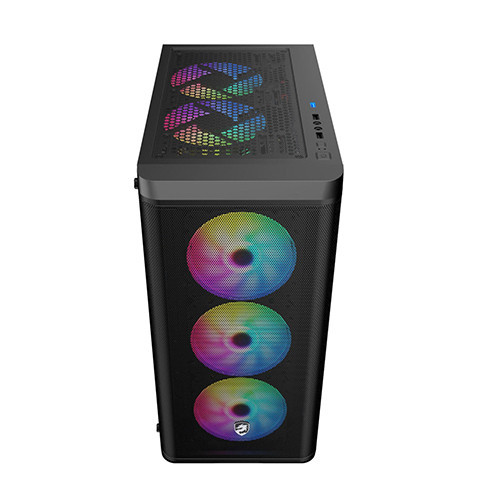 Vỏ Case VITRA SAPHIRA AX10 BLACK kèm 3FAN RGB (EATX)