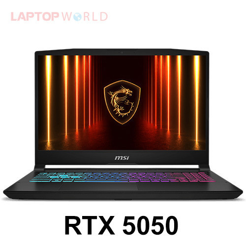 Laptop MSI Katana 15 HX B14WEK-286VN (RTX 5050 8GB I Core™ i5-14450HX | 16GB | 512GB | 15.6inch QHD 165Hz | Win 11 | Đen)