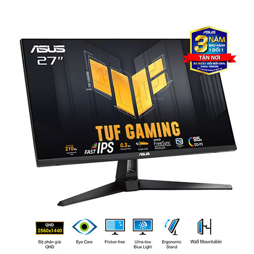 Màn hình Asus TUF GAMING VG27AQ5A (27 inch | IPS | 2K | 210Hz | 1ms)