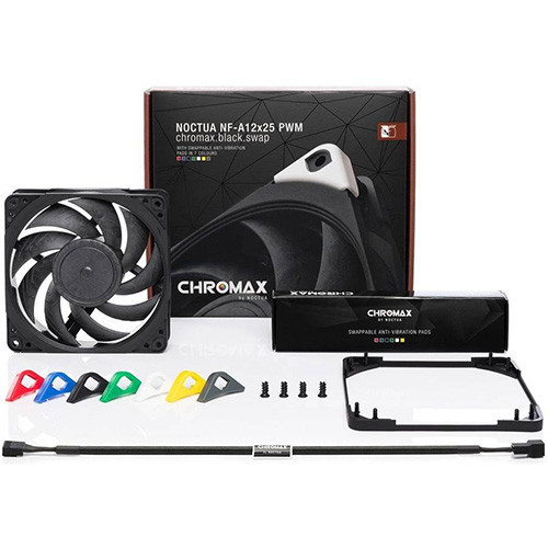 Fan case NOCTUA NF-A12X25-PWM-CH-BK-S