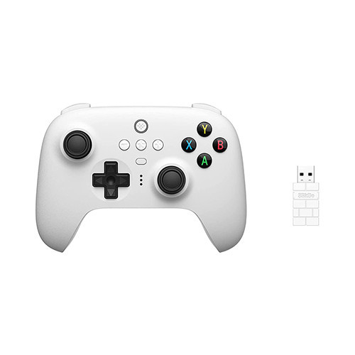 Tay cầm chơi game 8BitDo Ultimate 2.4G Controller Kèm Dock Sạc Màu Trắng