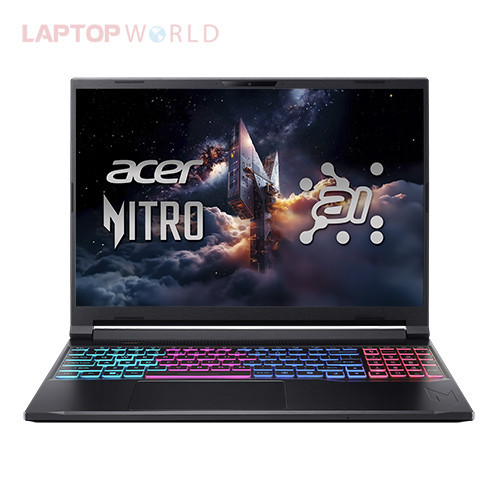 Laptop Acer Gaming Nitro V 16 AI ProPanel ANV16S-61-R0B8 NH.QXQSV.001 (Ryzen™ AI 5 340 | 16GB | 512GB | RTX 5050 | 16inch FHD+ 180Hz | Win 11 | Đen)
