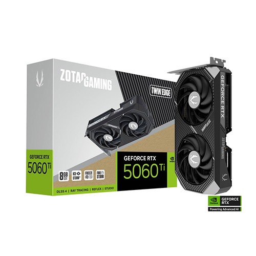 VGA ZOTAC GAMING GeForce RTX 5060 Ti 8GB GDDR7 Twin Edge (ZT-B50610E-10M)