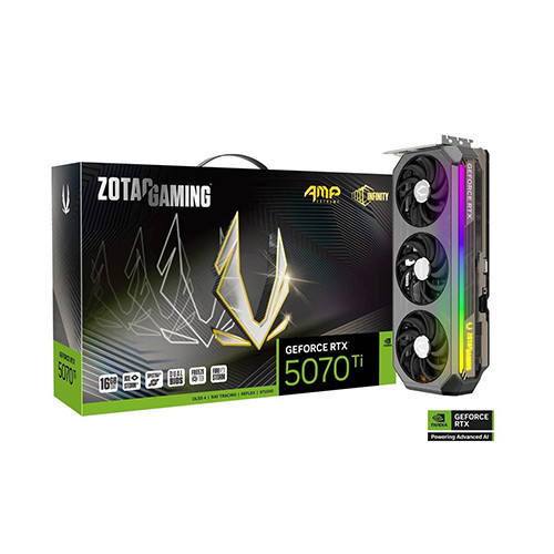 VGA ZOTAC GAMING GeForce RTX 5070 Ti 16GB GDDR7 AMP Extreme INFINITY (ZT-B50710B-10P)