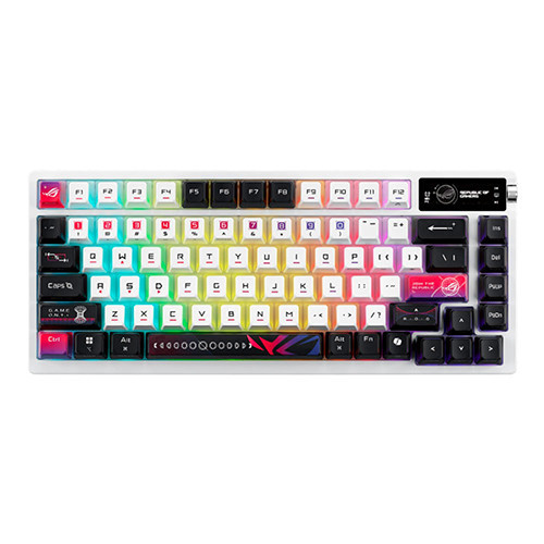 Bàn phím cơ Asus ROG Azoth X Wireless NX Snow V2 switch