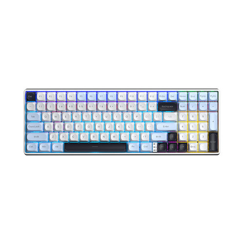 Bàn phím cơ AULA S100 Pro Glacier Blue Brown switch