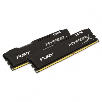 RAM Kingston HyperX Fury Black 16G DDR4 Bus 2666Mhz CL15 Kit of 2 - HX426C15FBK2/16