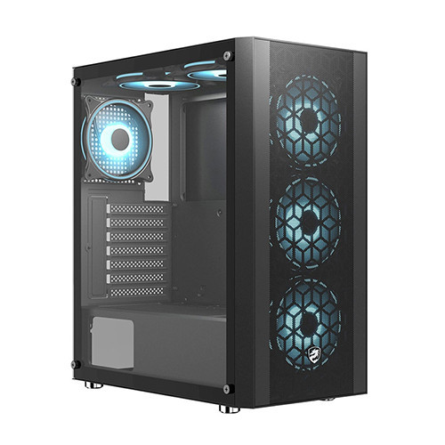 Vỏ Case VITRA SAPHIRA NX16 BLACK E-ATX 3FRGB KÈM 3 FAN RGB