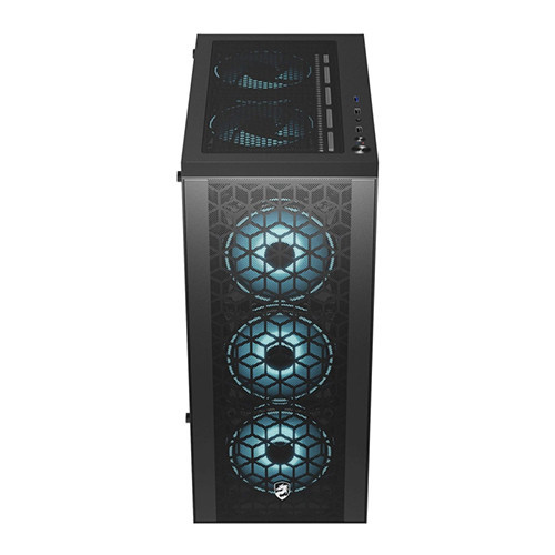 Vỏ Case VITRA SAPHIRA NX16 BLACK E-ATX 3FRGB KÈM 3 FAN RGB