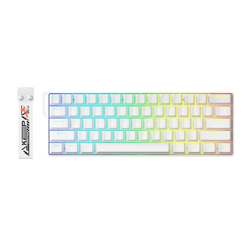 Bàn phím cơ DareU EK60 HE White Fire Magnetic Switch