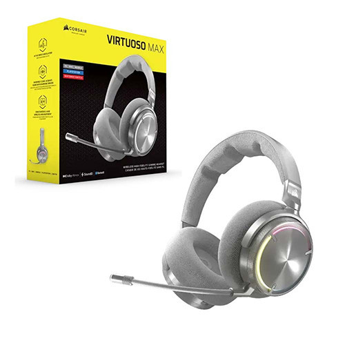 Tai nghe Gaming Corsair Virtuoso MAX - Silver CA-9011373-WW