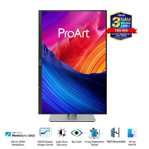 Màn Hình ASUS ProArt PA248QFV (24.1 inch | IPS | WUXGA | 100Hz | 5ms | Speaker)