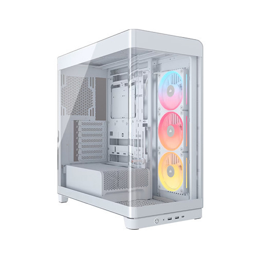 Vỏ case Corsair FRAME 4500X LX-R RGB iCUE LINK Panoramic (Mid-Tower | White) CC-9011317-WW