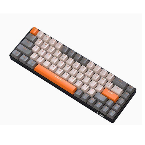 Bàn phím cơ EDRA EK368L Alpha Yellow Switch