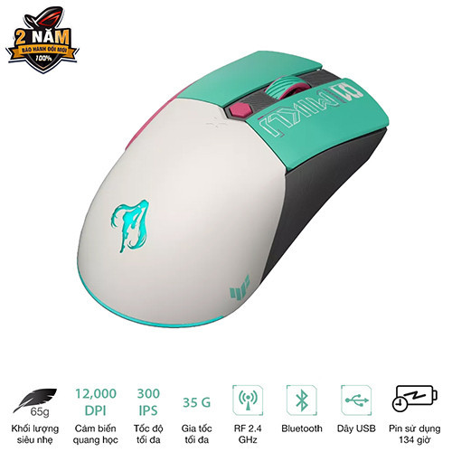 Chuột ASUS TUF GAMING Mini Wireless Hatsune Miku Edition
