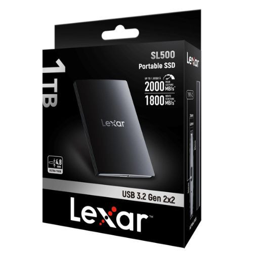 Ổ cứng gắn ngoài SSD Lexar SL500 1TB (USB 3.2 Gen 2 | 2000MB/s read | 1800MB/s write)_LSL500M002T-RNBNG