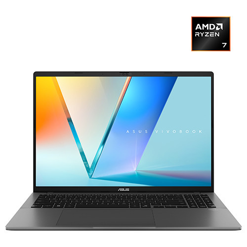 Laptop ASUS Vivobook S16 M3607GA-SH034W (Ryzen™ AI 7 445 | 16GB | 512GB | AMD Radeon Graphics | 16inch FHD OLED | Win 11 | Xám)