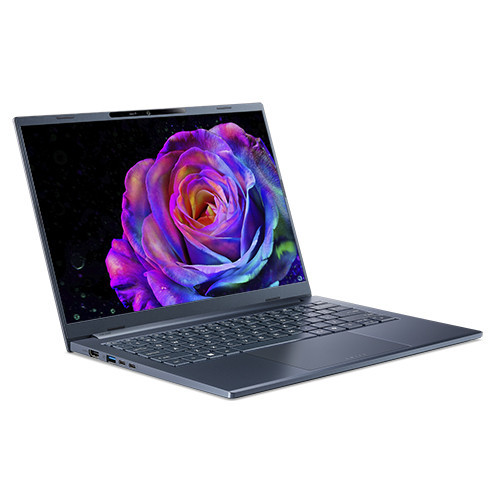 Laptop Acer Swift Go 14 AI SFG14-75-765M NX.JNBSV.004 (Ultra 7 258V | 16GB | 512GB | Intel® Arc™ 140V | 14 inch OLED FHD+ | Win 11 | Xanh)