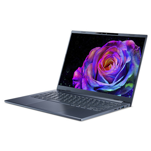 Laptop Acer Swift Go 14 AI SFG14-75-765M NX.JNBSV.004 (Ultra 7 258V | 16GB | 512GB | Intel® Arc™ 140V | 14 inch OLED FHD+ | Win 11 | Xanh)