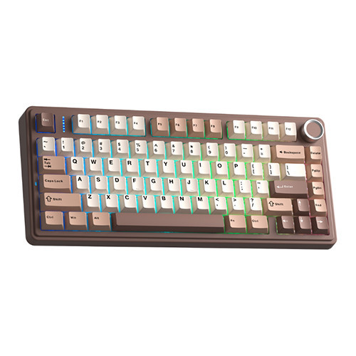 Bàn phím cơ AULA F75 Chocolate Latte Barbie switch