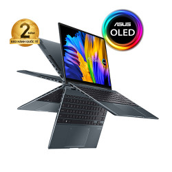 Laptop Asus Zenbook 14 Flip OLED UP5401ZA-KN101W (Core™ i7-12700H | 16GB | 512GB | Intel® Iris® Xe | 14.0 inch 2.8K OLED | Cảm ứng | Bút cảm ứng | Win 11 | Xám)