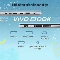 Laptop Asus Vivobook 14X A1403ZA-LY153W (Core i3-1220P | 8GB | 512GB | Intel UHD | 14 inch WUXGA | Win 11 | Xanh)