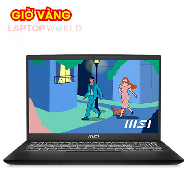 MSI Modern 15 B12M 220VN (Core™ i5-1235U | 8GB | 512GB | Intel Iris Xe | 15.6inch FHD, 60Hz | Win 11 | Đen)