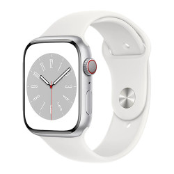 Apple Watch Series 8 GPS + Cellular 41mm viền nhôm dây cao su Silver VN/A