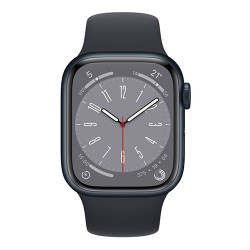 Apple Watch Series 8 GPS + Cellular 45mm viền nhôm dây cao su Midnight VN/A