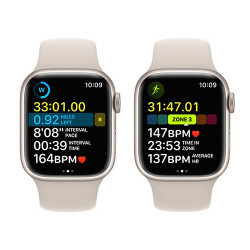 Apple Watch Series 8 GPS 41mm viền nhôm dây cao su Starlight VN/A