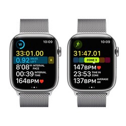 Apple Watch Series 8 GPS + Cellular 41mm viền Thép dây thép Sliver VN/A