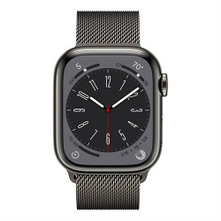 Apple Watch Series 8 GPS + Cellular 45mm viền Thép dây thép Graphite VN/A