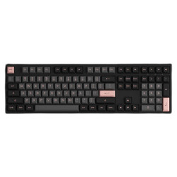 Bàn phím cơ AKKO MonsGeek MG108 Black & Pink Akko V3 Cream Yellow switch