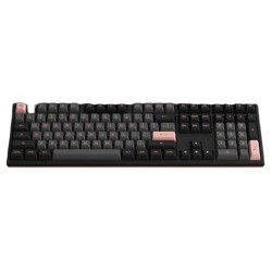 Bàn phím cơ AKKO MonsGeek MG108 Black & Pink Akko V3 Cream Yellow switch