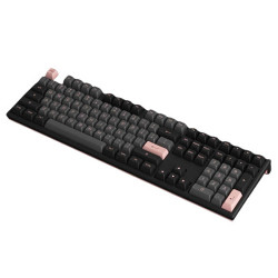 Bàn phím cơ AKKO MonsGeek MG108 Black & Pink Akko V3 Cream Yellow switch