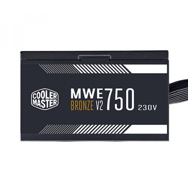 Nguồn máy tính Cooler Master MWE V2 230V 750 750W PLUS BRONZE (80 PLUS BRONZE/Màu Đen)