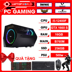 PCHM Gaming 14 (i5-12400F | B760M | Ram 16GB  | GTX 1660 Super | 256GB SSD | 500W PSU)