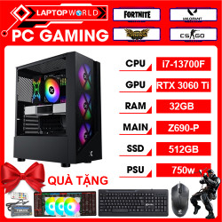 PCHM Gaming 16 (i7-13700F | Z690-P Pro | Ram 32GB | RTX 3060 Ti | 512GB SSD | 750W PSU)