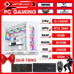 PCHM Gaming 20 (i5-12400F | B760M | Ram 16GB | RTX 3060 | 256GB SSD | 650W PSU)