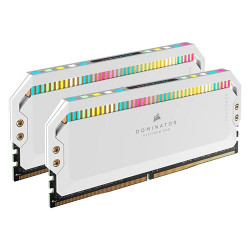 RAM Corsair DOMINATOR PLATINUM RGB 64GB (2x32GB) DDR5 5600MHz White (CMT64GX5M2B5600C40W)