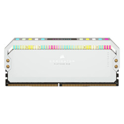 RAM Corsair DOMINATOR PLATINUM RGB 64GB (2x32GB) DDR5 5200MHz White (CMT64GX5M2B5200C40W)