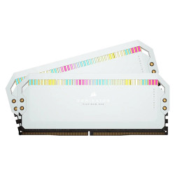 RAM Corsair DOMINATOR PLATINUM RGB 64GB (2x32GB) DDR5 5200MHz White (CMT64GX5M2B5200C40W)