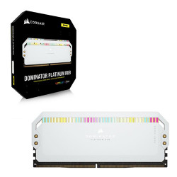 RAM Corsair DOMINATOR PLATINUM RGB 32GB (2x16GB) DDR5 5600MHz White (CMT32GX5M2B5600C36W)